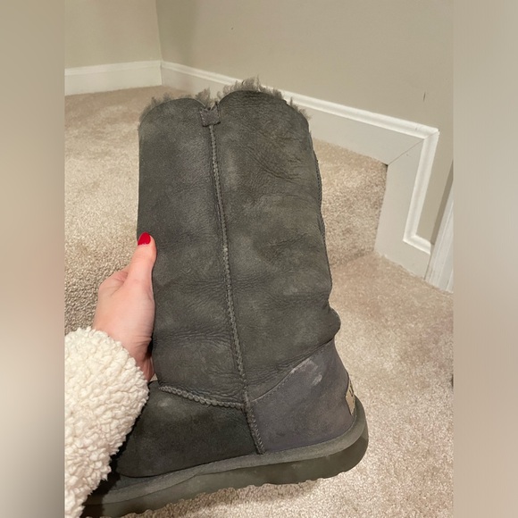 UGG Grey Bailey Button Boots - Picture 10 of 15